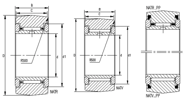 NATR NATV PP Needle Roller Bearing 2