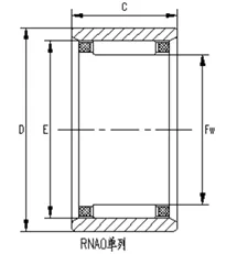 RNAO Series Needle Roller Bearing 1