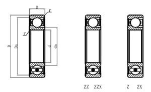 Heavy Load Deep Groove Ball Bearings 1