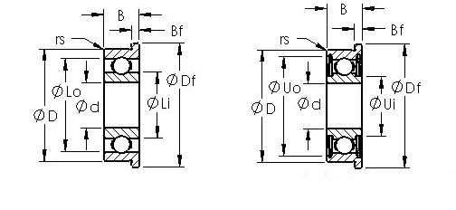 Inch Miniature Flanged Ball Bearings 1