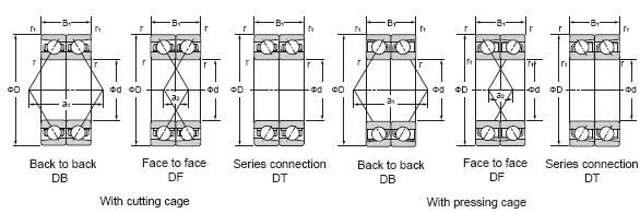 Matched Angular Contact Ball Bearings 1