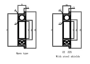 Miniature Ball Bearings With Flange 1