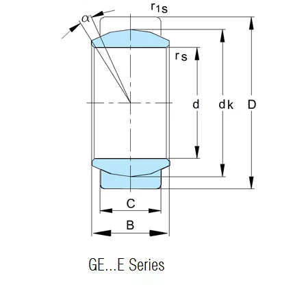 Radial spherical plain bearings Maintenance type 2